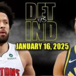 Pacers vs Detroit Pistons Match